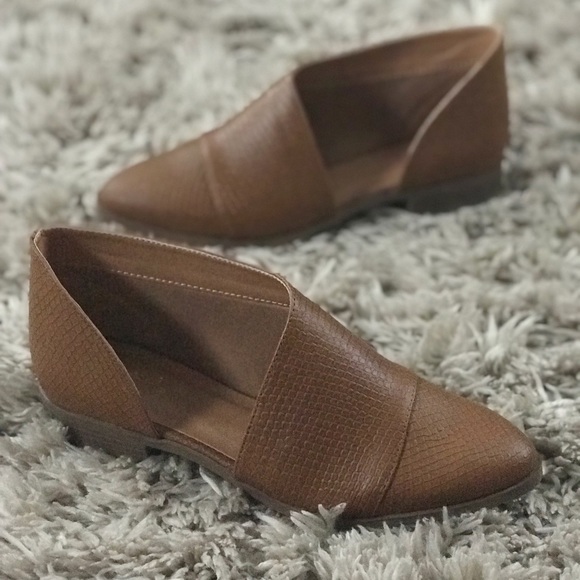 Taupe Half d'Orsay Flats - Picture 3 of 5